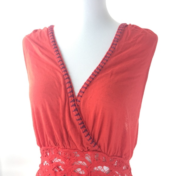 Free people orange sleeves top. NWT - Picture 3 of 8